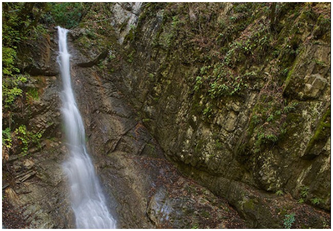 Yeddi Gozel (Seven beauties) waterfalls in Gabala